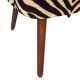 Fauteuil tigré CHIARA - Camel