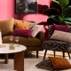 Fauteuil tigré CHIARA - Camel