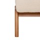 Fauteuil en bouclette LIORA - Ivoire