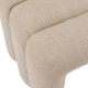Banquette en tissu SISCO - Argile