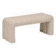Banquette en tissu SISCO - Argile