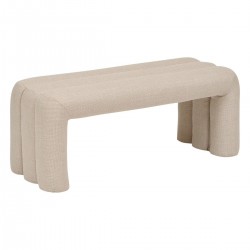 Banquette en tissu SISCO - Argile