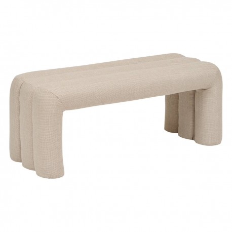 Banquette en tissu SISCO - Argile