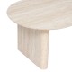 Table basse effet travertin ANAYA - Beige