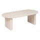 Table basse effet travertin ANAYA - Beige