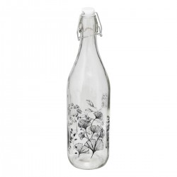 Bouteille limonade 1L WHITE FLORAL