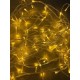 Guirlande 200 LED blanc chaud de 20m - Fil transparent