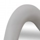 Miroir organique en plastique 75X33cm ANGIE - Blanc
