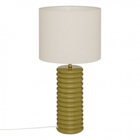 Lampe en céramique H69cm VINUS - Kaki