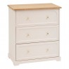 Commode 3 tiroirs MOHEA - Ivoire