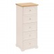 Chiffonnier 5 tiroirs MOHEA - Ivoire