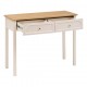 Console 2 tiroirs MOHEA - Ivoire