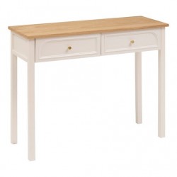 Console 2 tiroirs MOHEA - Ivoire