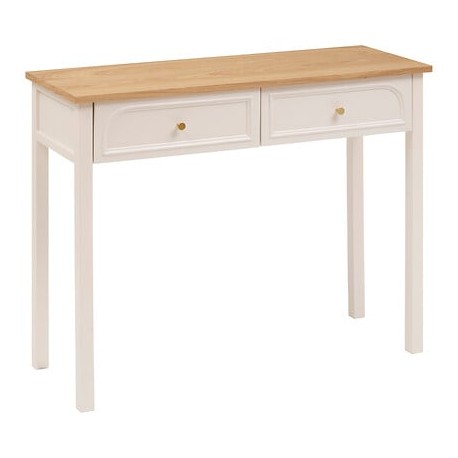 Console 2 tiroirs MOHEA - Ivoire