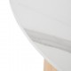Table basse D70cm HOMELYA - Naturel et effet marbre
