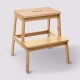Marchepied en bambou - Beige