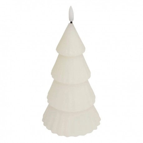 Bougie LED sapin LA MAISON DES COULEURS - Blanc
