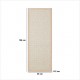Tapis utilitaire tissé 45X120cm - Beige