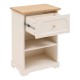 Table de chevet 1 tiroir MOHEA - Ivoire