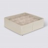 Rangement tiroir 16 compartiments DRESSY+ - Beige