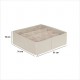 Rangement tiroir 16 compartiments DRESSY+ dimensions