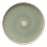Assiette plate en céramique D27cm EVA - Vert