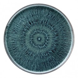 Assiette plate en céramique D27cm EVA - Bleu