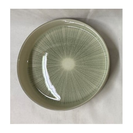 Assiette creuse en céramique D18cm EVA - Vert
