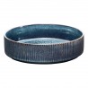 Assiette creuse en céramique D18cm EVA - Bleu
