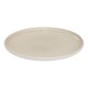 Assiette plate en céramique CHIARA beige