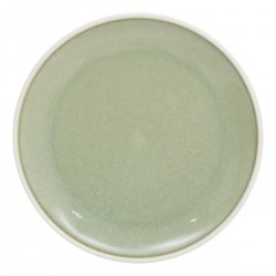 Assiette à dessert en céramique D21cm CHIARA - Vert