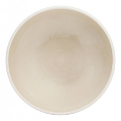 Assiette creuse en céramique D16cm CHIARA - Beige