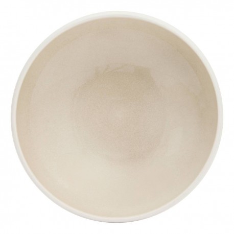 Assiette creuse en céramique D16cm CHIARA - Beige