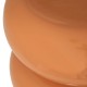 Table à café totem glossy STONETO orange, zoom