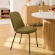 Chaise en tissu NEORA vert cèdre