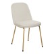 Chaise en tissu NEORA - Ivoire