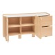 Buffet 2 portes et 2 tiroirs HOMELYA, ouvert