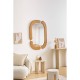 Miroir en bois ANTOINE marron