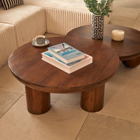 Table basse en bois de manguier STAMBH