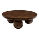 Table basse en bois de manguier D90cm ABEKAS - Marron