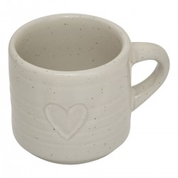 Tasse espresso en céramique 8cL ADÈLE - Beige