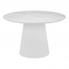 Table à manger ronde D120cm TAQUARI - Effet marbre