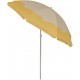 Parasol de plage D160cm POOLSIDE jaune beige, incliné