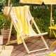 Serviette sac 70X150cm POOLSIDE jaune, jardin