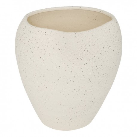 Vase déstructuré en céramique H29,5cm SIEN - Blanc