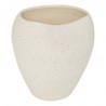 Vase déstructuré en céramique H29,5cm SIEN - Blanc
