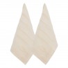 Lot de 2 torchons 45X70cm TERRY - Beige