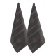 Lot de 2 torchons 45X70cm TERRY - Gris