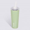 Gobelet isotherme avec paille TO GO 0,7L - Vert