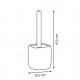 Brosse WC OLEYA, dimensions